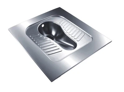 Неръждаема стомана, клекнала WC тиган